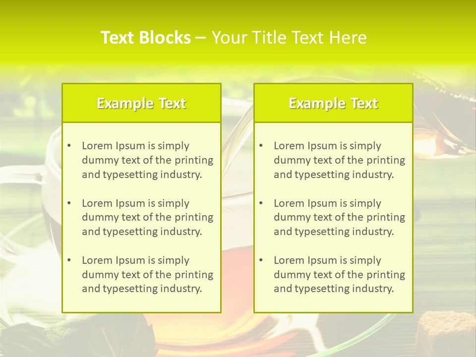 Healthy Tea PowerPoint Template