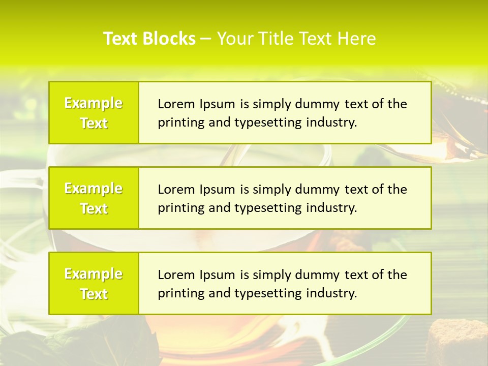 Healthy Tea PowerPoint Template