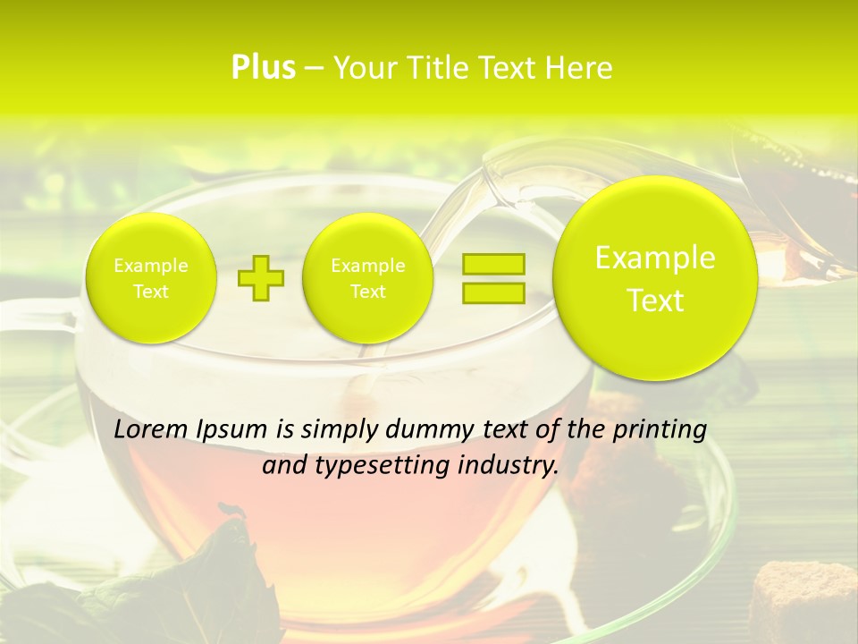 Healthy Tea PowerPoint Template