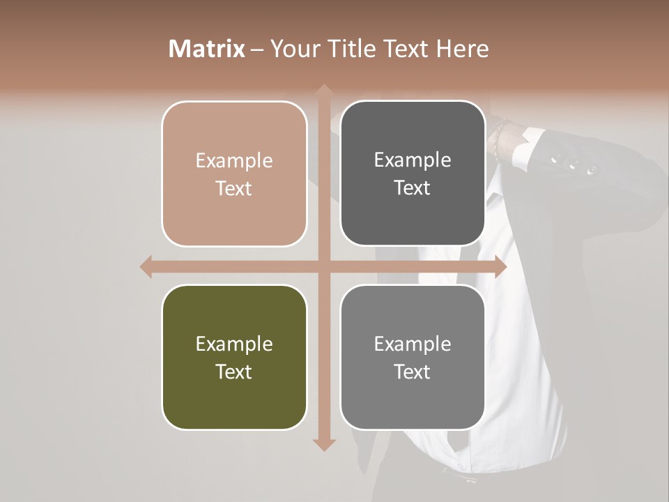 Male Model Poses PowerPoint Template