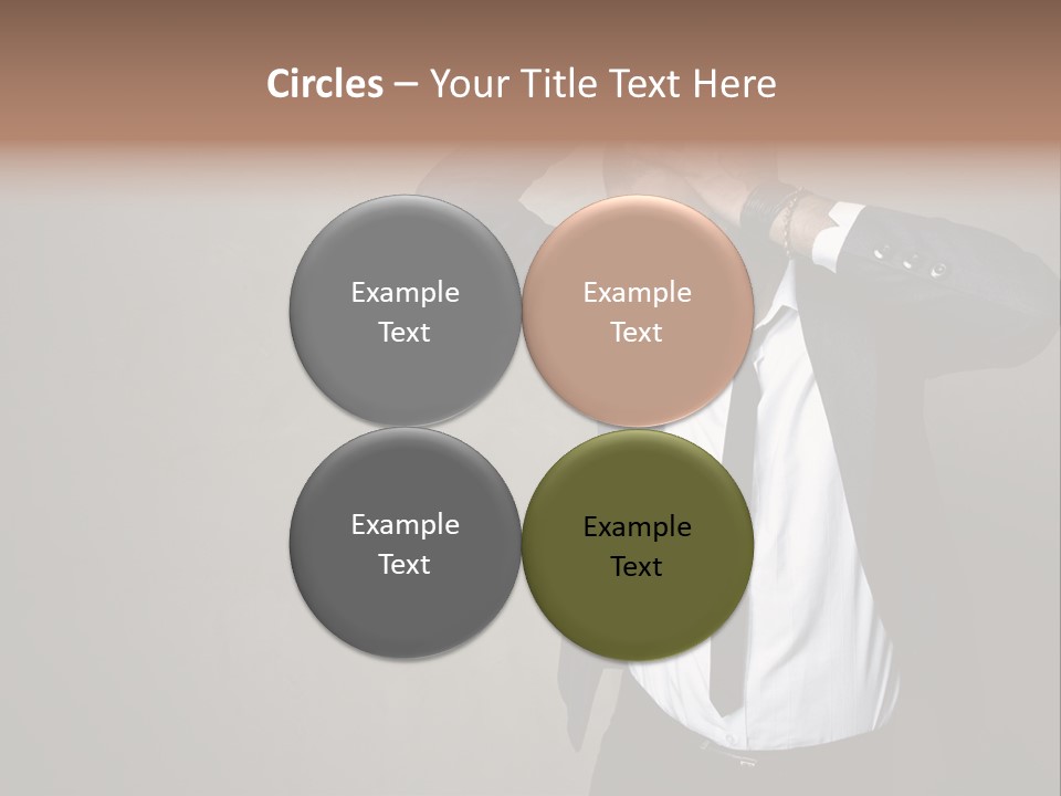 Male Model Poses PowerPoint Template