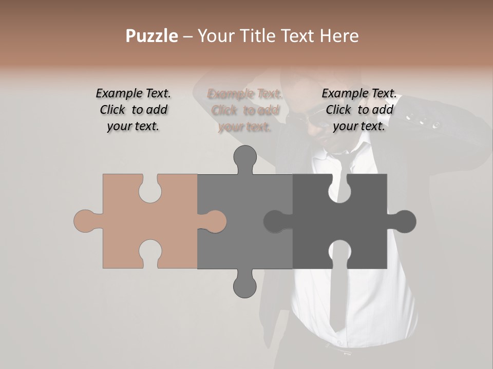 Male Model Poses PowerPoint Template