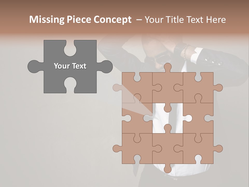 Male Model Poses PowerPoint Template