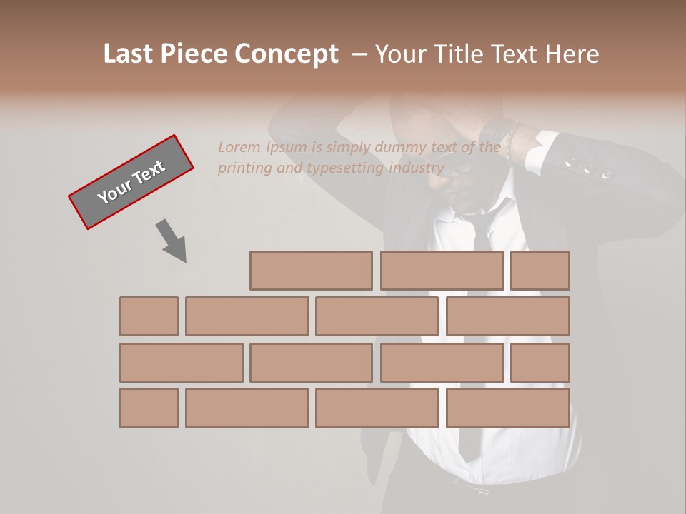 Male Model Poses PowerPoint Template