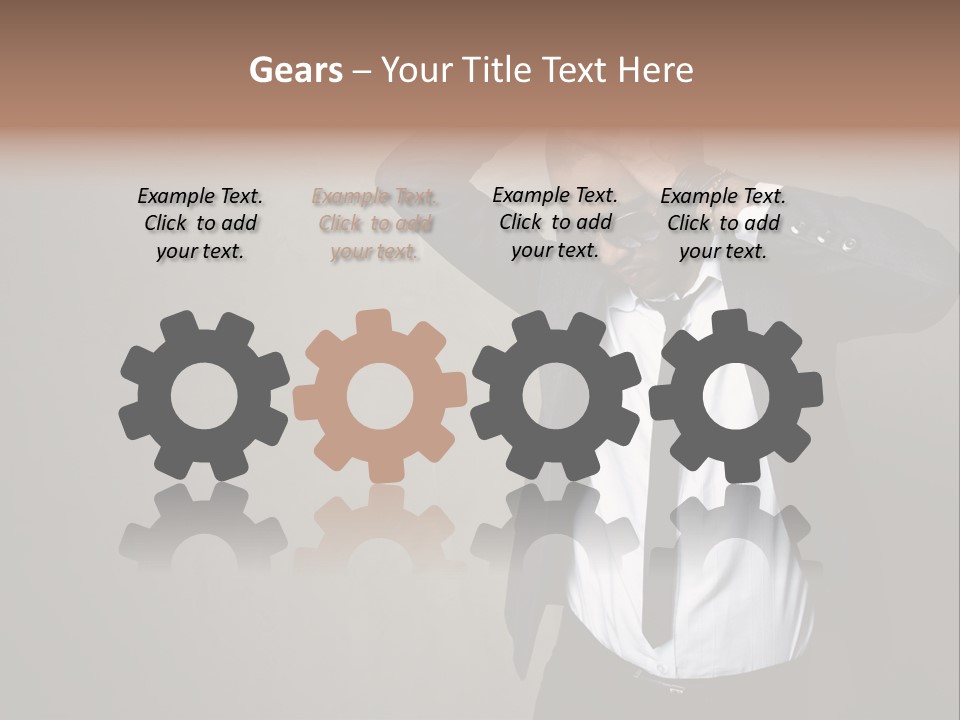 Male Model Poses PowerPoint Template