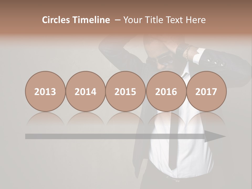 Male Model Poses PowerPoint Template