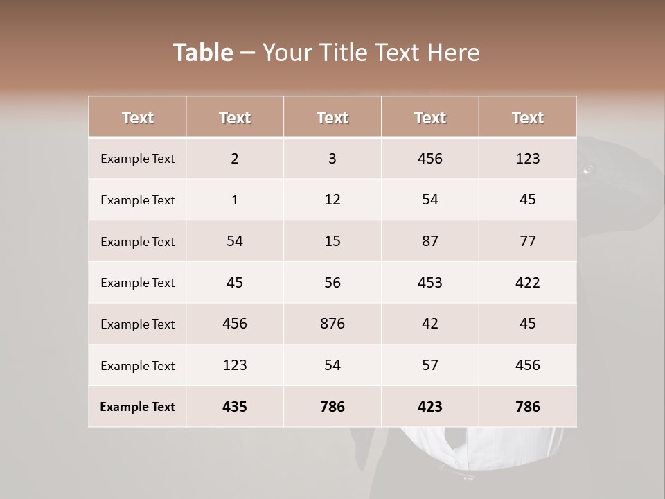 Male Model Poses PowerPoint Template