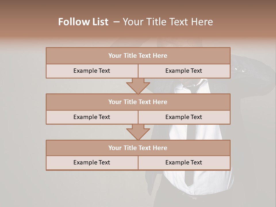 Male Model Poses PowerPoint Template