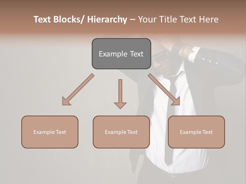 Male Model Poses PowerPoint Template