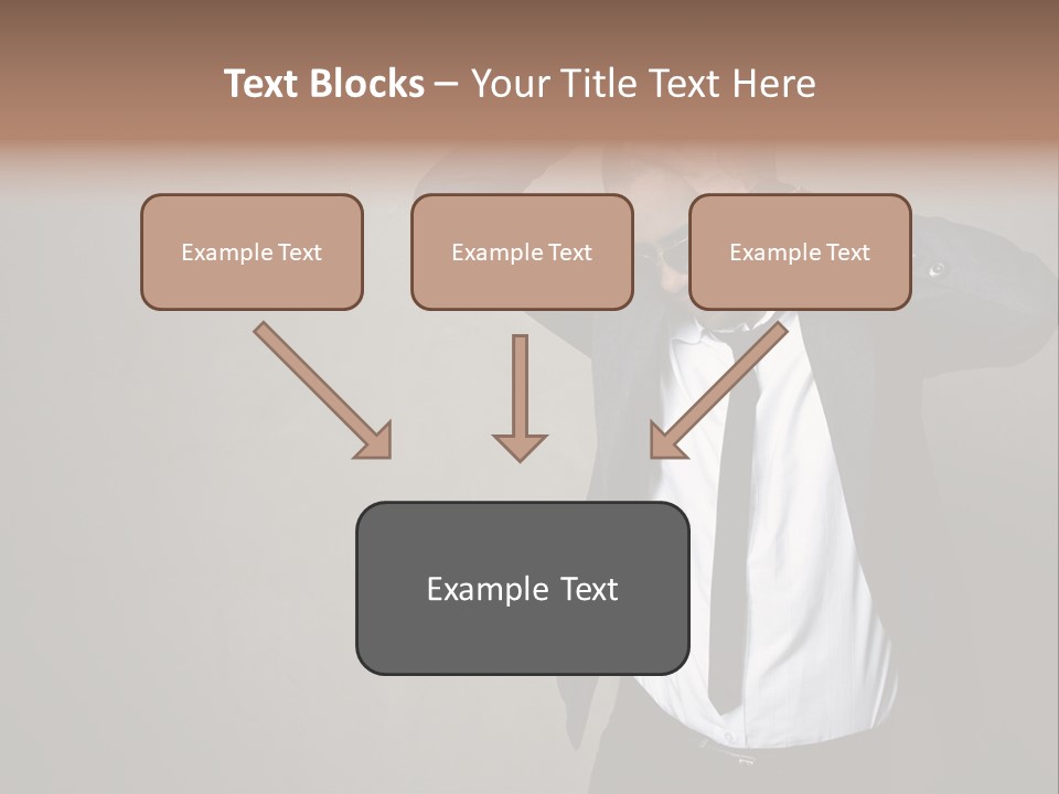 Male Model Poses PowerPoint Template
