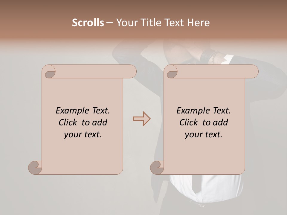Male Model Poses PowerPoint Template