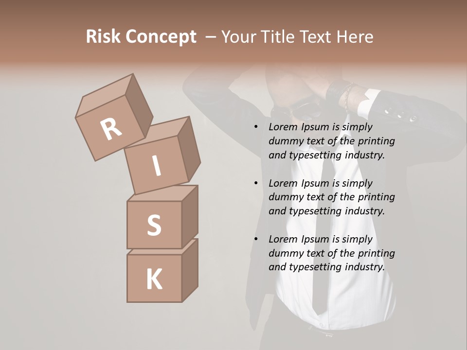 Male Model Poses PowerPoint Template