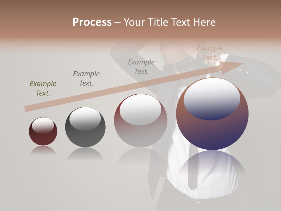 Male Model Poses PowerPoint Template