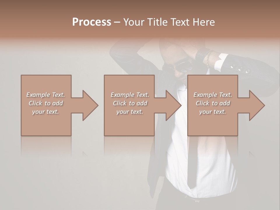 Male Model Poses PowerPoint Template