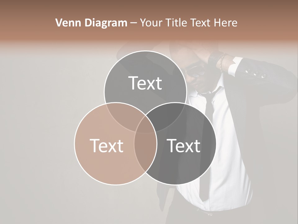 Male Model Poses PowerPoint Template