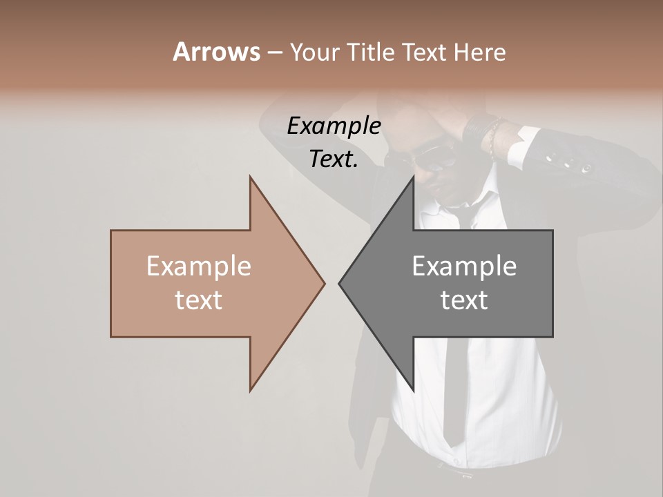 Male Model Poses PowerPoint Template