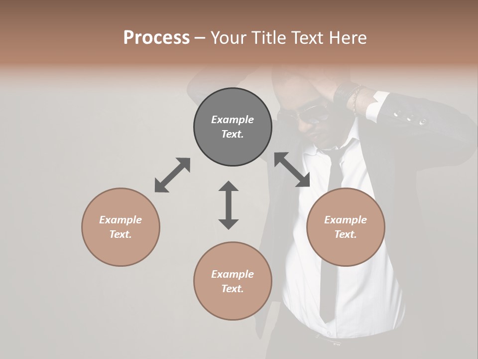 Male Model Poses PowerPoint Template