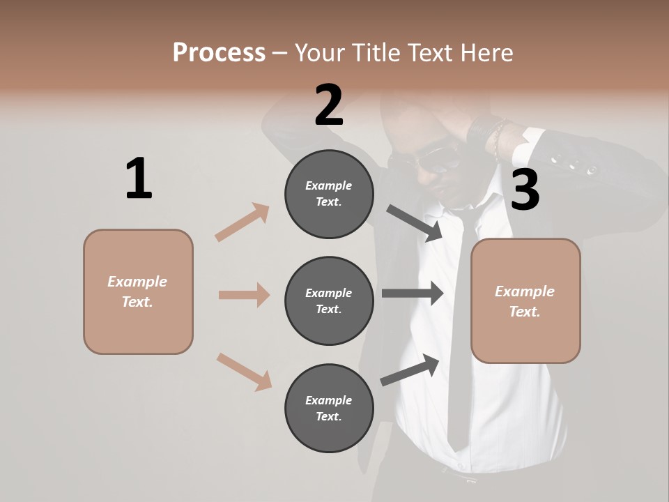 Male Model Poses PowerPoint Template