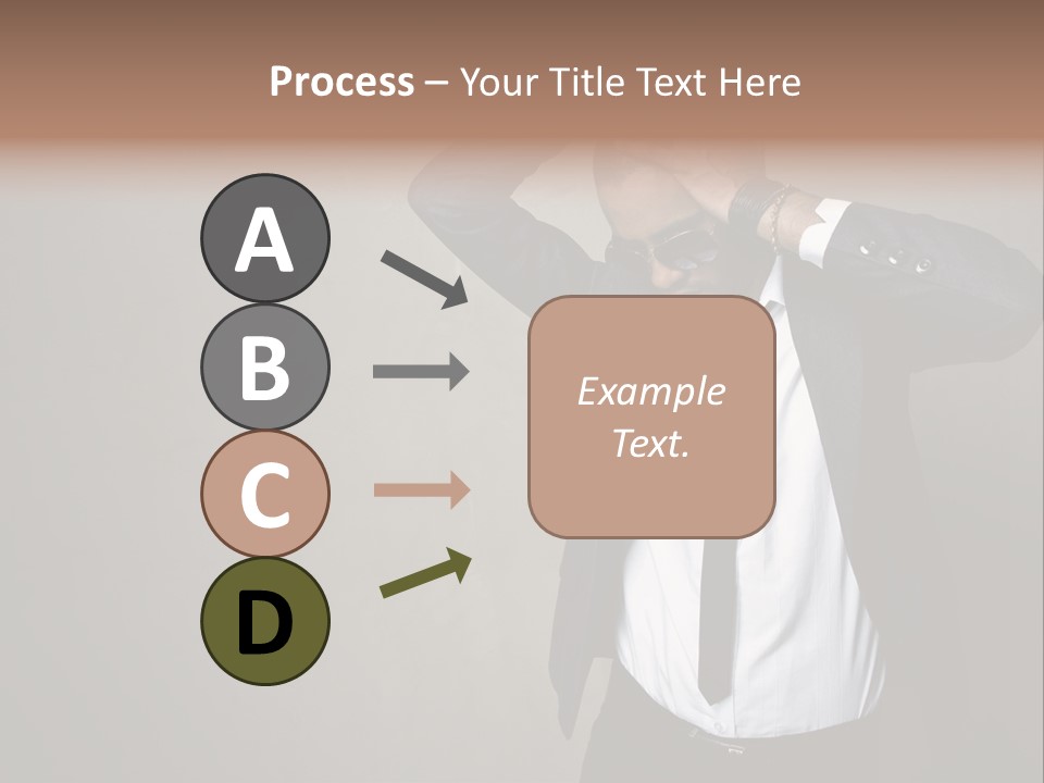 Male Model Poses PowerPoint Template