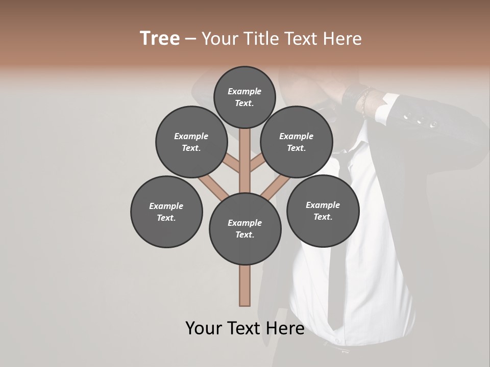 Male Model Poses PowerPoint Template