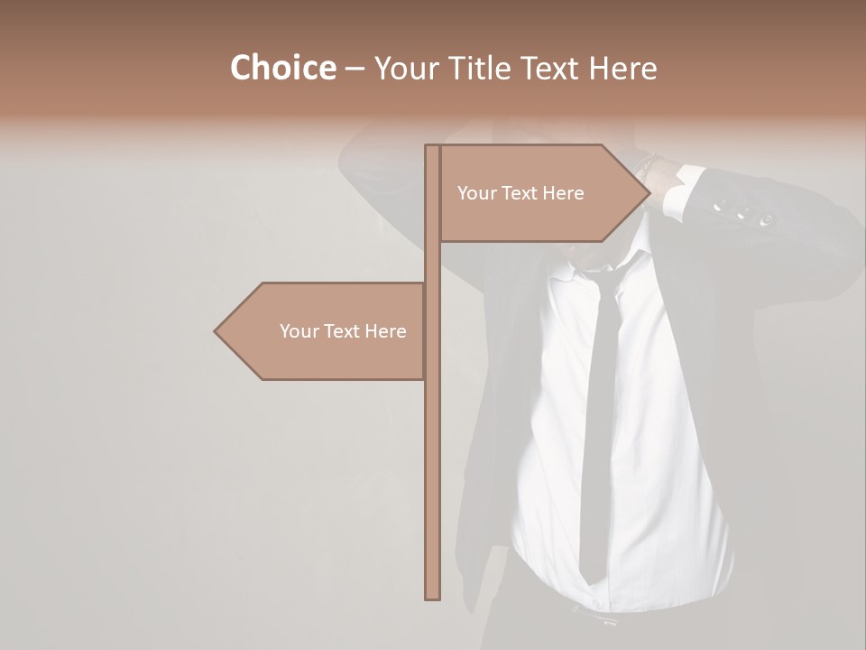 Male Model Poses PowerPoint Template