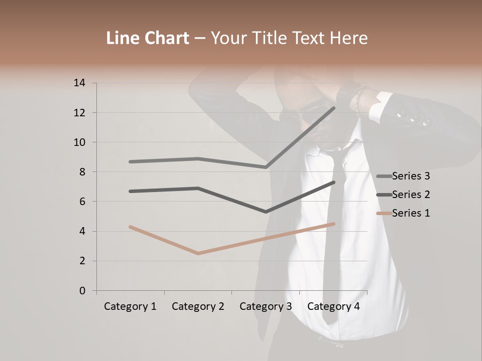 Male Model Poses PowerPoint Template