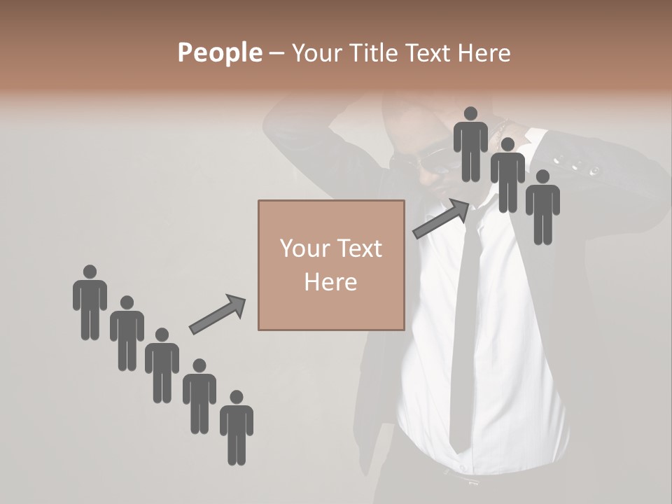 Male Model Poses PowerPoint Template