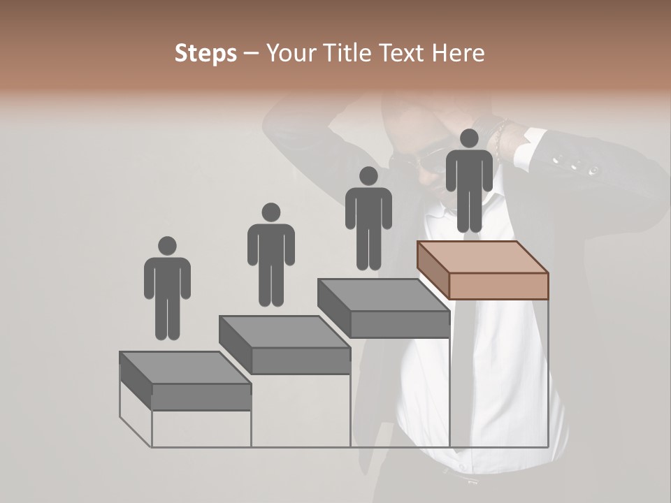 Male Model Poses PowerPoint Template