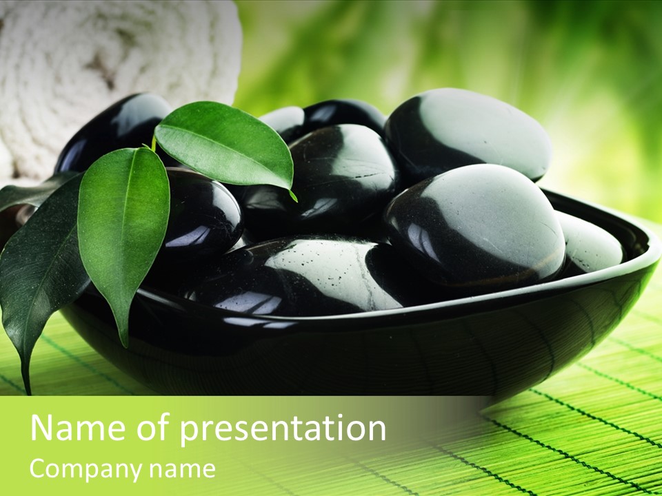 Spa Stone PowerPoint Template