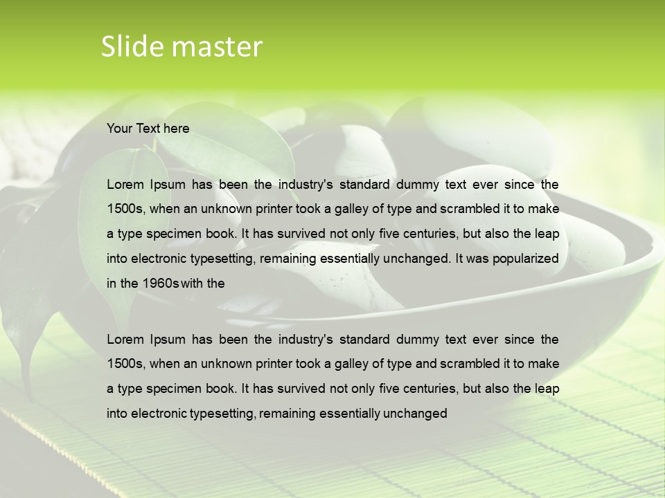 Spa Stone PowerPoint Template