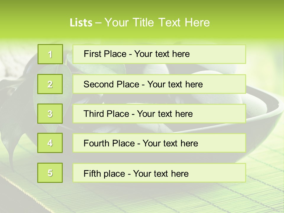 Spa Stone PowerPoint Template