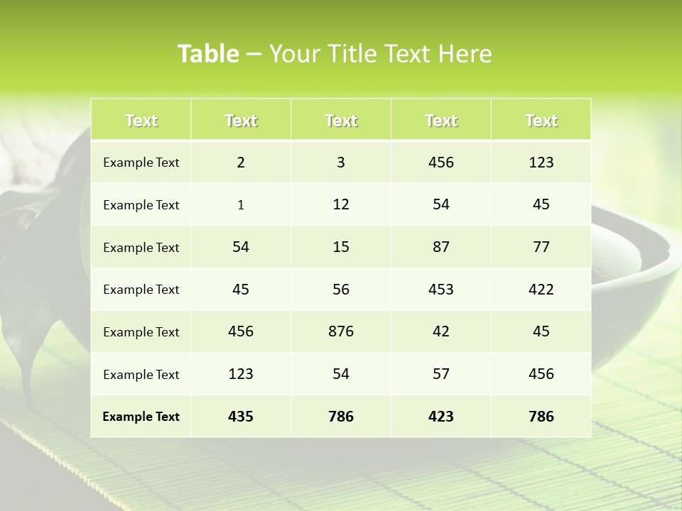 Spa Stone PowerPoint Template