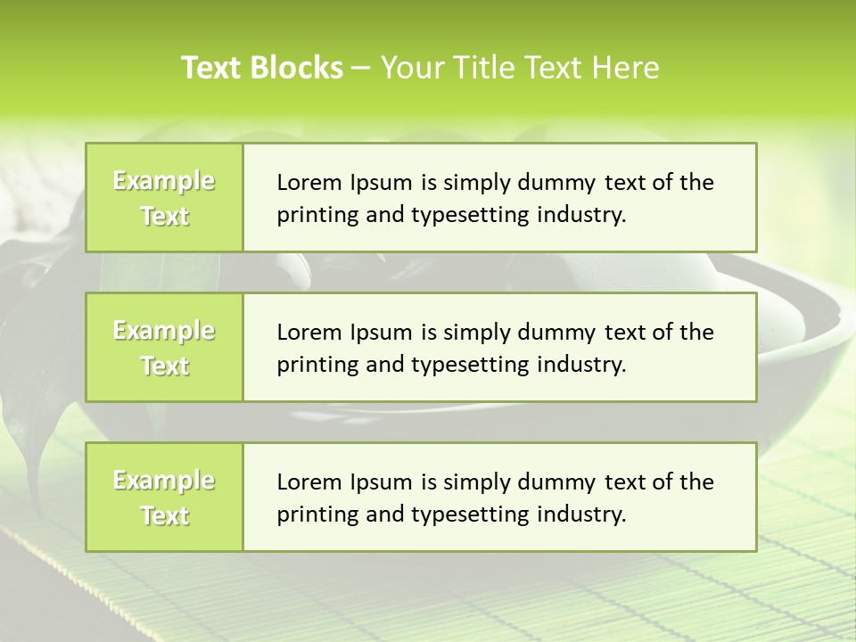 Spa Stone PowerPoint Template