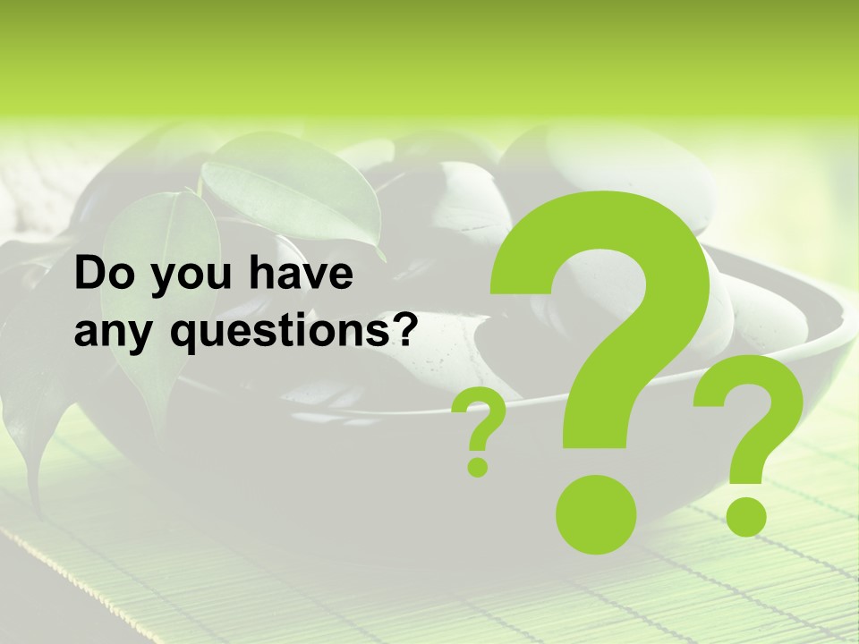 Spa Stone PowerPoint Template