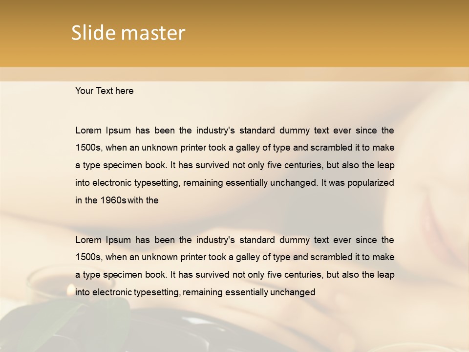 Hot Stone Massage PowerPoint Template