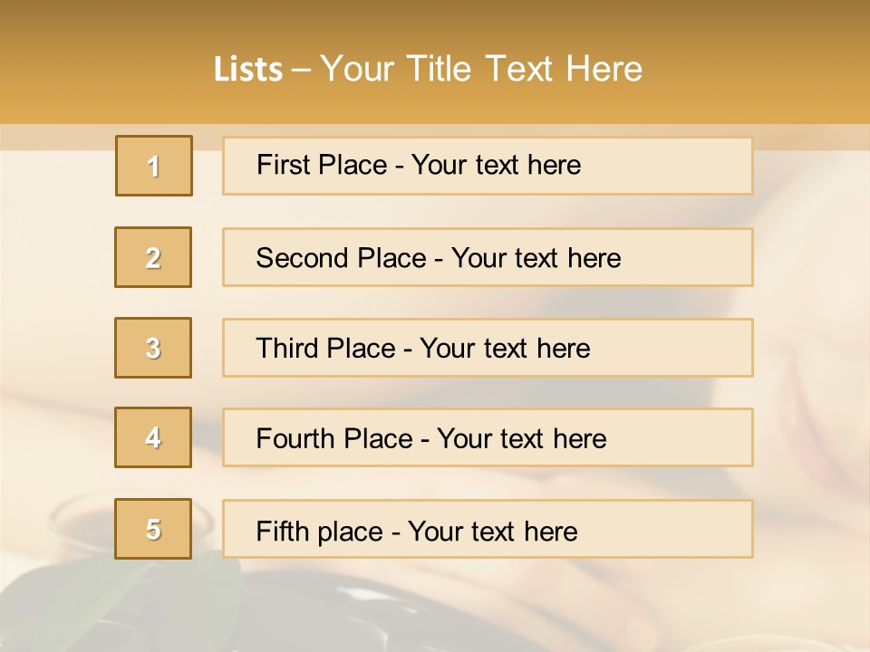 Hot Stone Massage PowerPoint Template