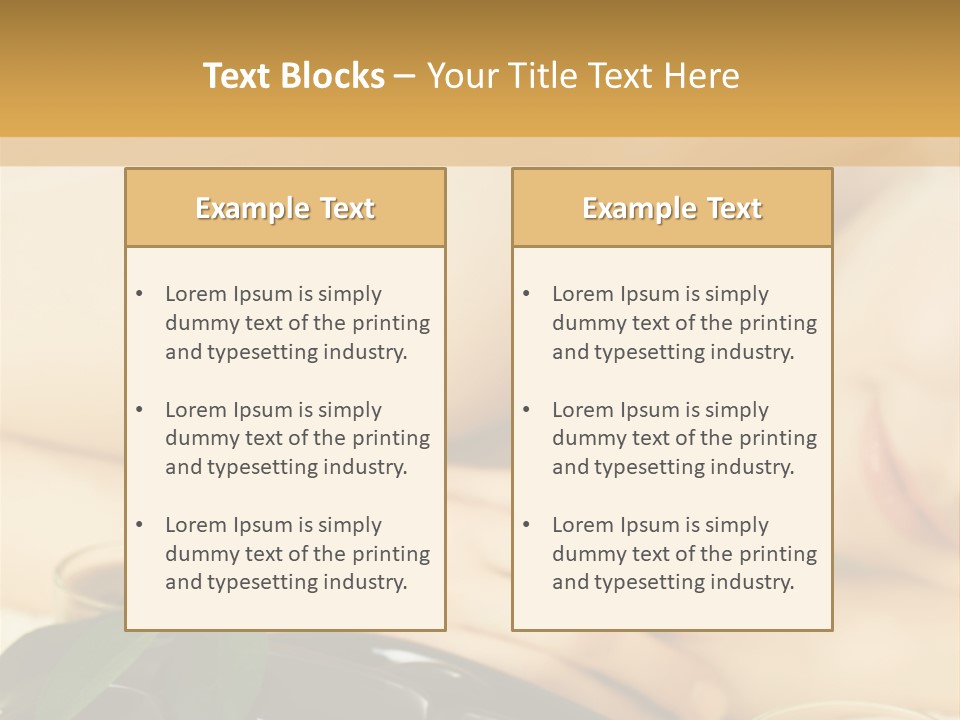 Hot Stone Massage PowerPoint Template