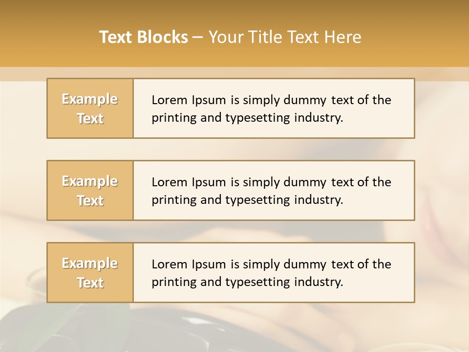 Hot Stone Massage PowerPoint Template