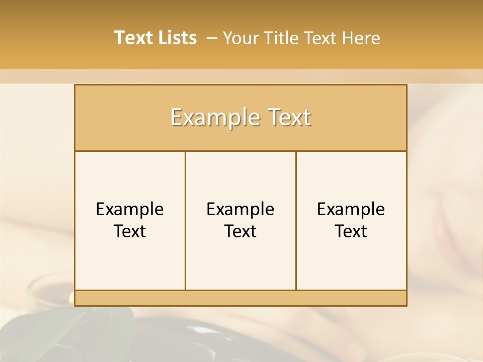 Hot Stone Massage PowerPoint Template