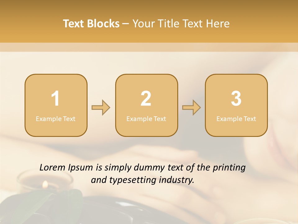 Hot Stone Massage PowerPoint Template