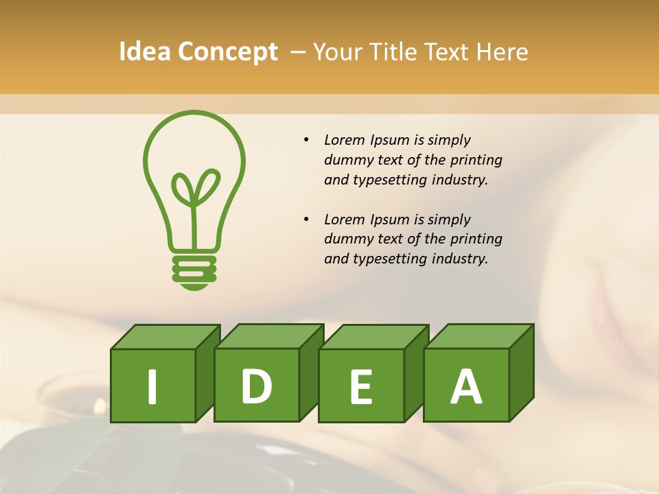 Hot Stone Massage PowerPoint Template