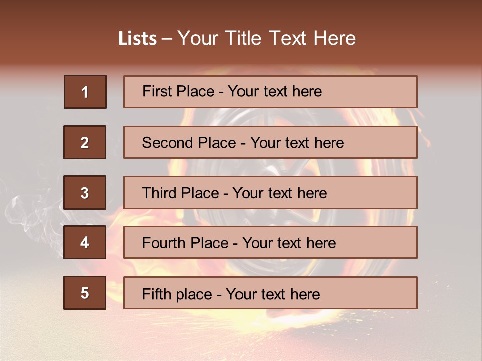View Hot Transport PowerPoint Template