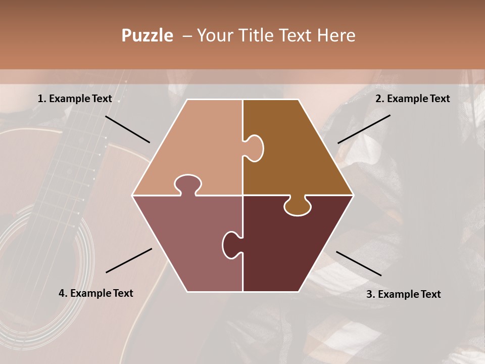 Country Guitar Girl PowerPoint Template