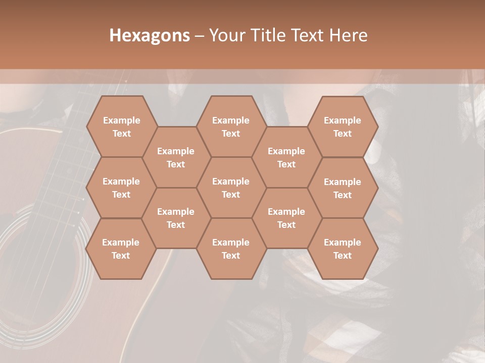 Country Guitar Girl PowerPoint Template