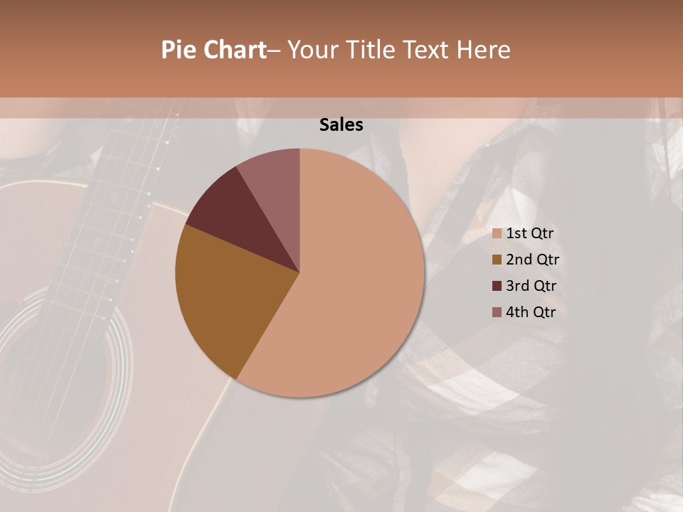 Country Guitar Girl PowerPoint Template