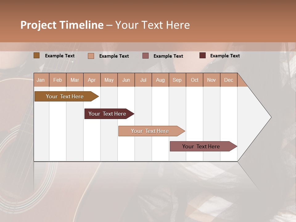 Country Guitar Girl PowerPoint Template