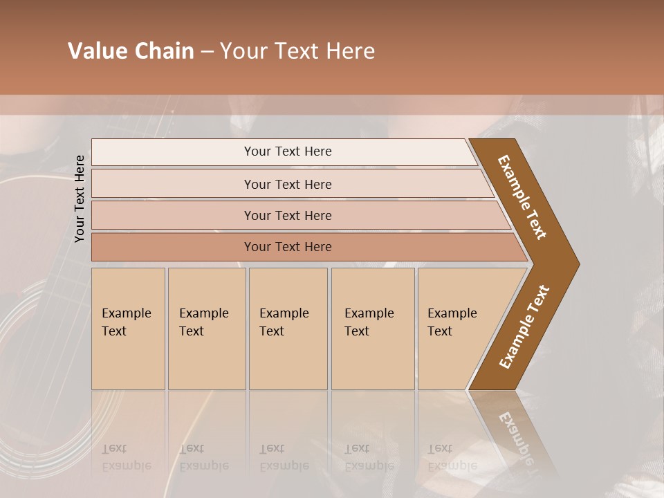 Country Guitar Girl PowerPoint Template