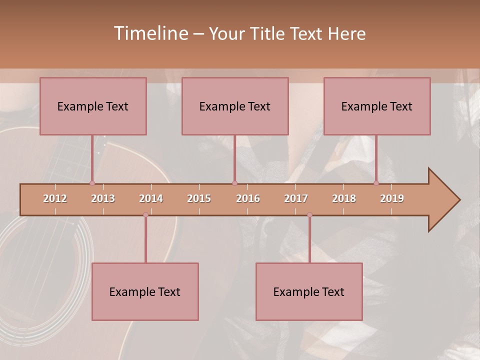 Country Guitar Girl PowerPoint Template