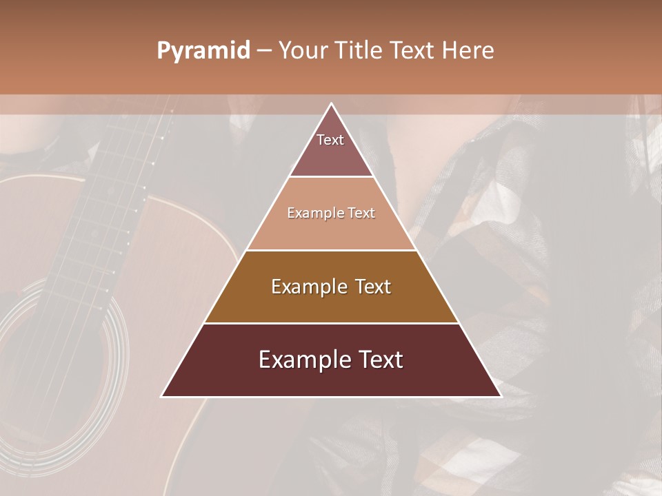 Country Guitar Girl PowerPoint Template