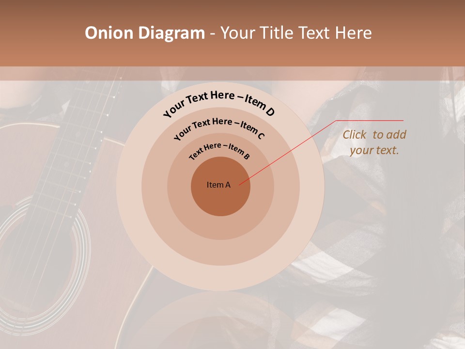 Country Guitar Girl PowerPoint Template